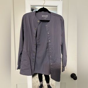 Grey’s Anatomy Women’s Scrub Jacket Small Gray